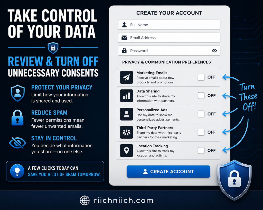 why am I getting so many spam emails: Take control of your privacy settings