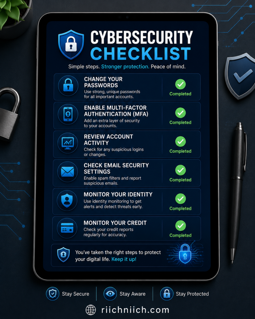 why am I getting so many spam emails: Cybersecurity checklist for digital safety
