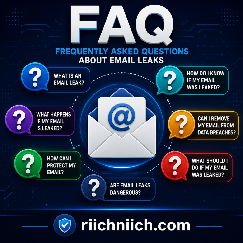 how to know if your email was leaked: FAQ about email leaks design