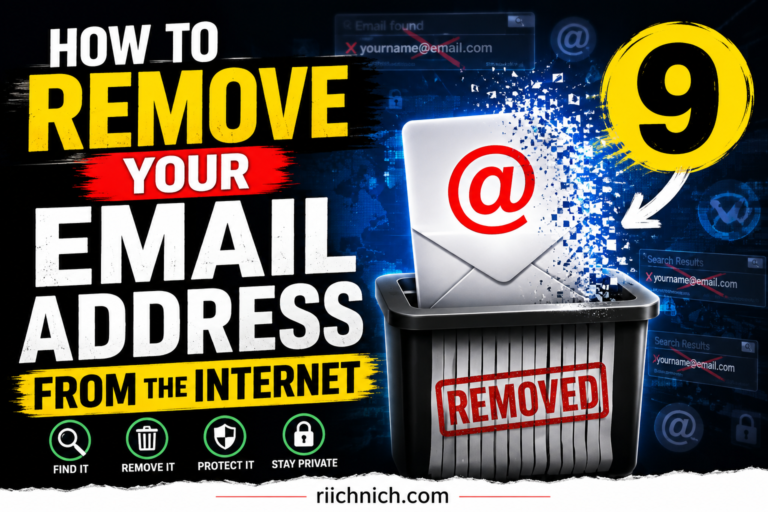 How To Remove Your Email Address From the Internet: 9 Steps That Actually Work