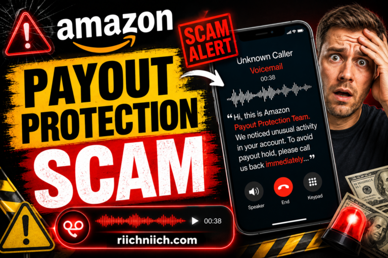 Amazon Payout Protection Scam: Don’t Call Back If You Get This Voicemail
