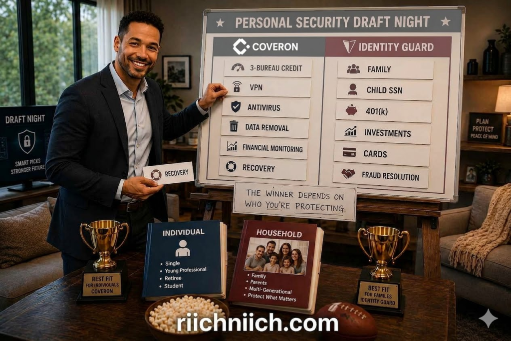 Coveron vs Identity Guard: Personal Security Draft Night