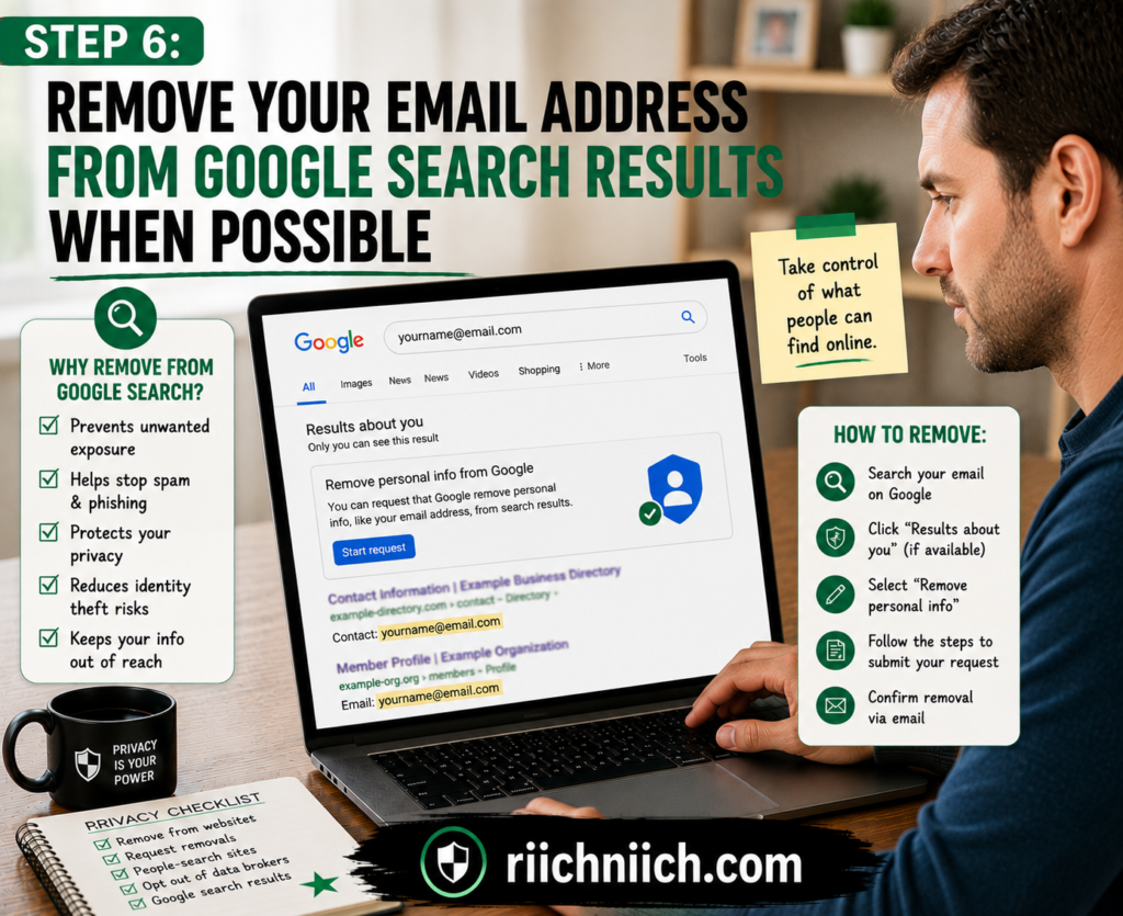 how to remove your email address from the internet: Remove Your Email Address From Google Search Results When Possible