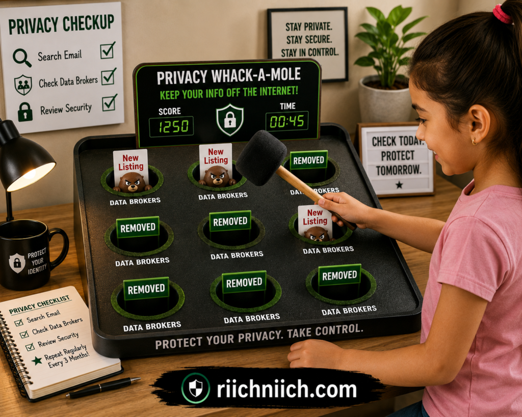 how to remove your email address from the internet: Privacy Whack-A-Mole Game