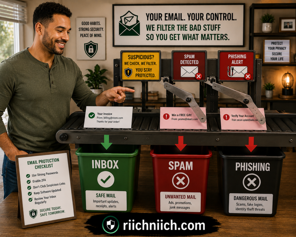 how to remove your email address from the internet: Email Security Sorting Station