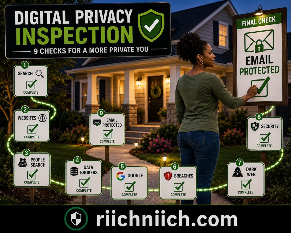 how to remove your email address from the internet: Digital Privacy Inspection