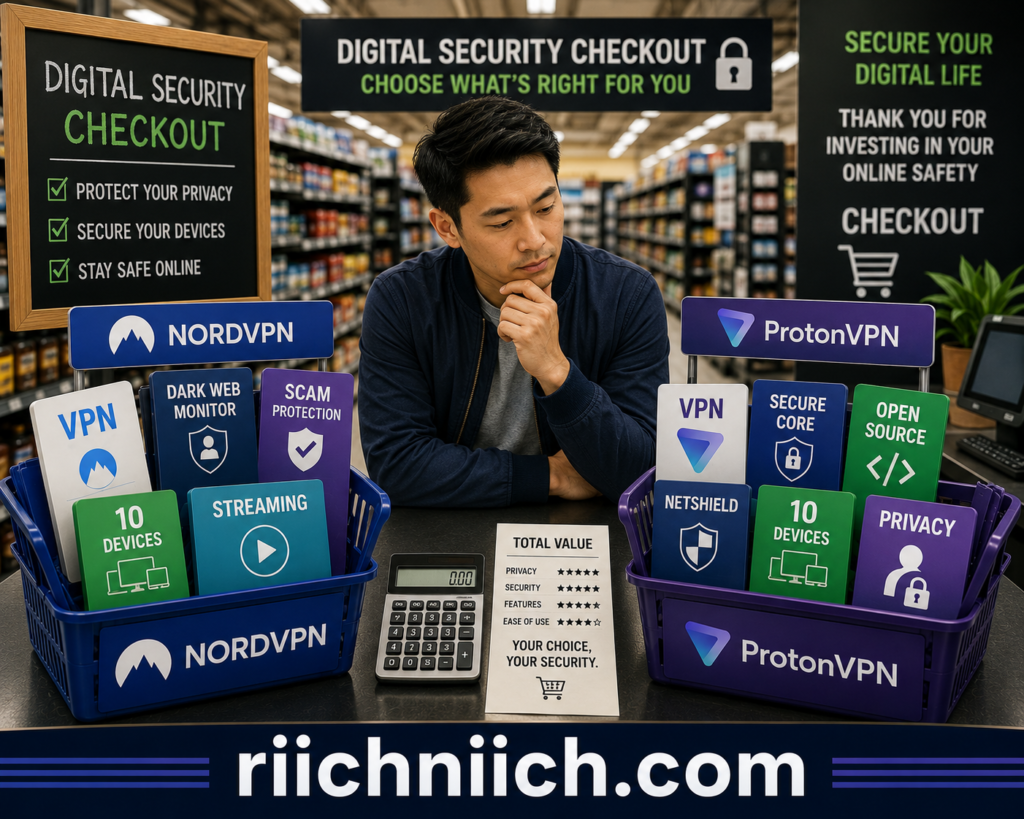 NordVPN vs ProtonVPN: Digital Security Checkout Comparison