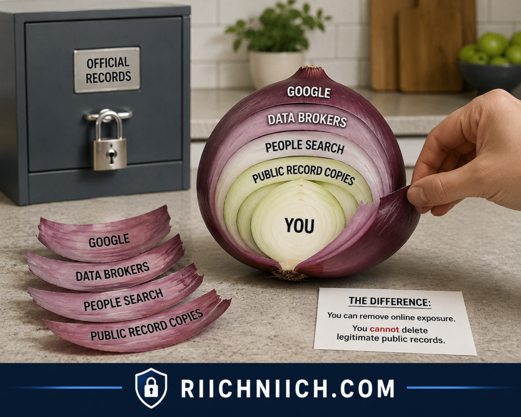 how to remove yourself from public records online: Peeling Back the Privacy Onion
