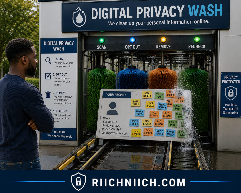 how to remove yourself from public records online: Digital Privacy Wash Kiosk