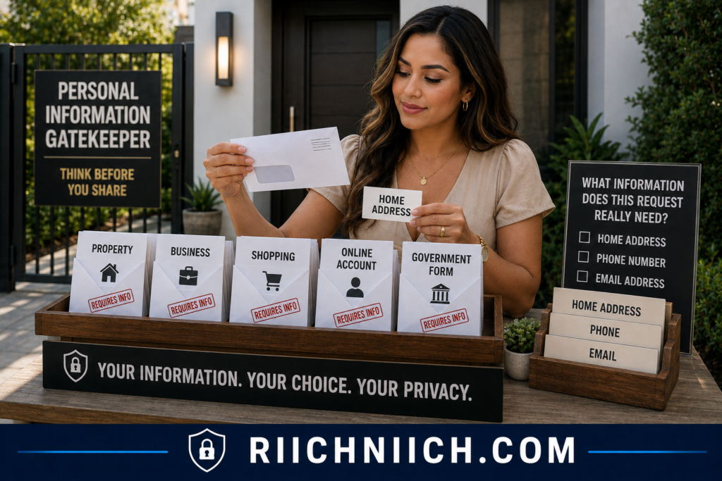 how to remove your information from public records: Personal Information Gatekeeper Scene