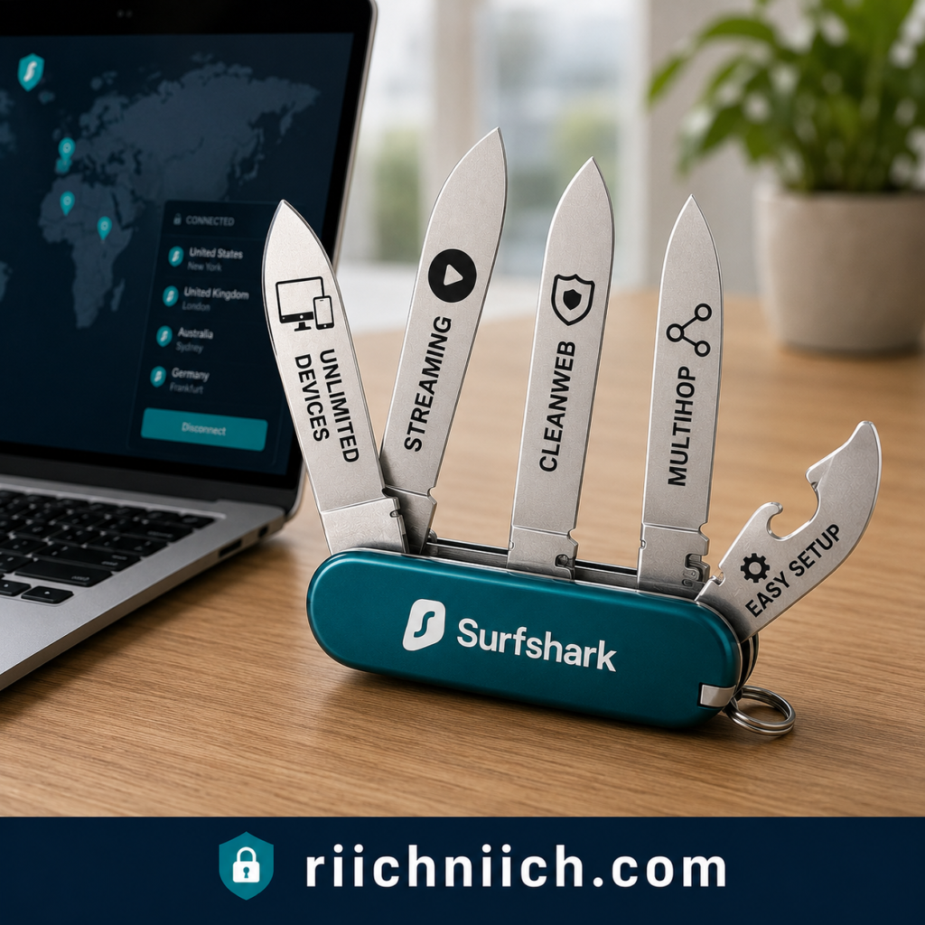 Surfshark vs ProtonVPN: Surfshark Multi-Tool Workspace Setup