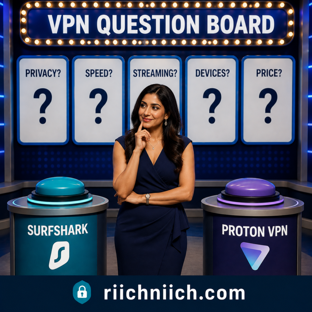 Surfshark vs ProtonVPN: VPN Question Board Showdown