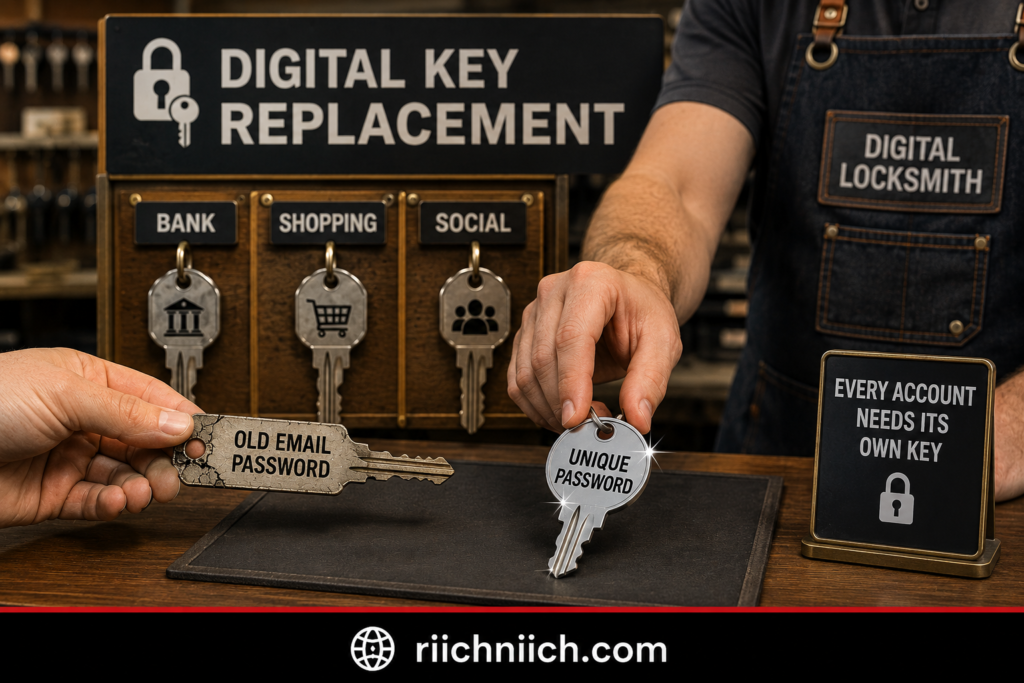 what to do if your email account gets hacked: Digital Key Replacement Counter