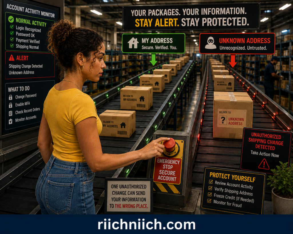 how to know if someone is using your identity: Warehouse Security Alert: Stay Protected

