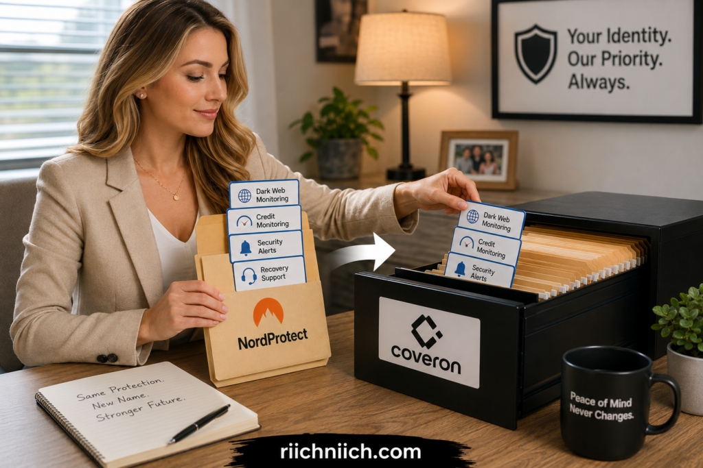 why did NordProtect change to Coveron: NordProtect to Coveron Office Transfer