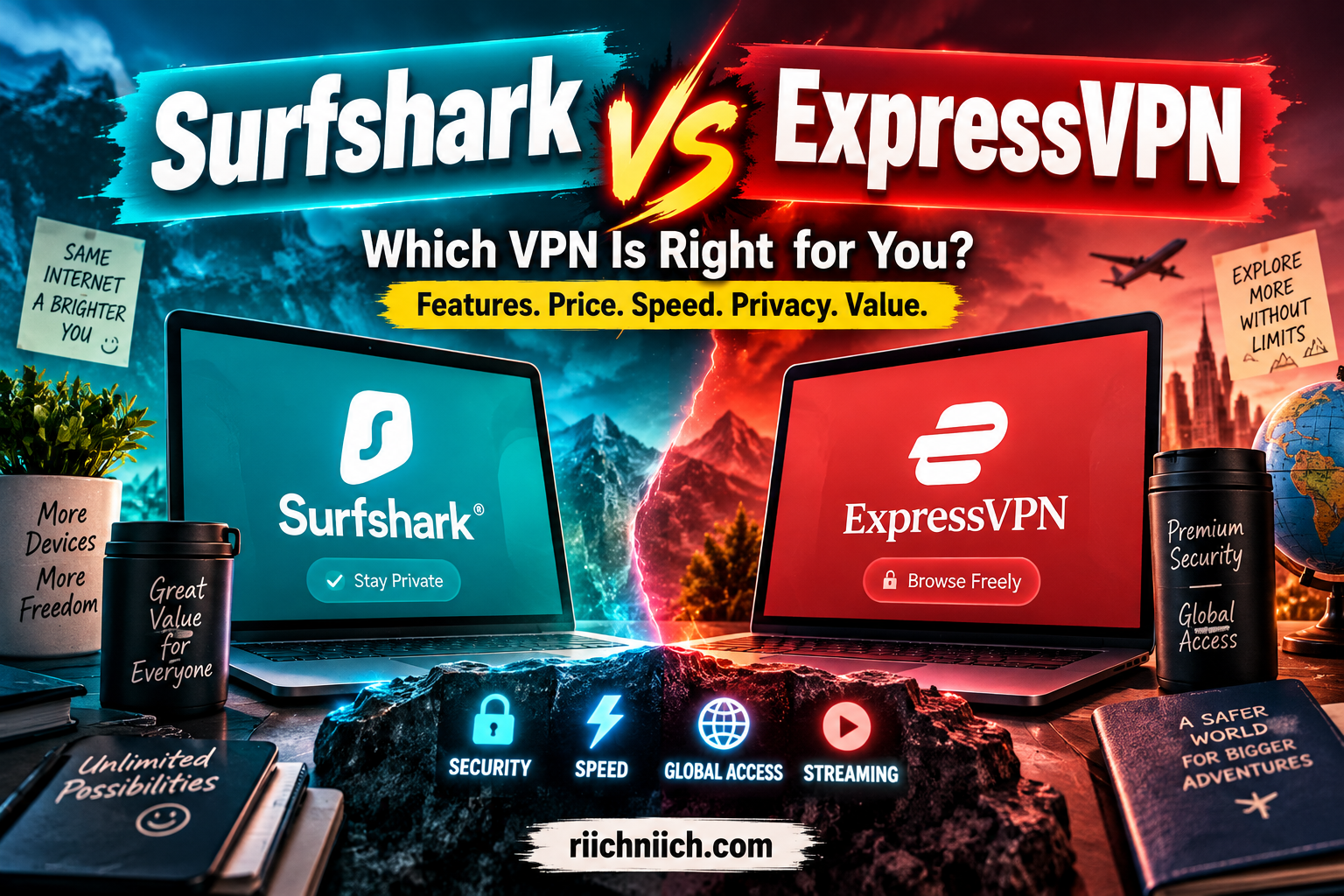 You are currently viewing Surfshark vs ExpressVPN: Which VPN Is Better in 2026?