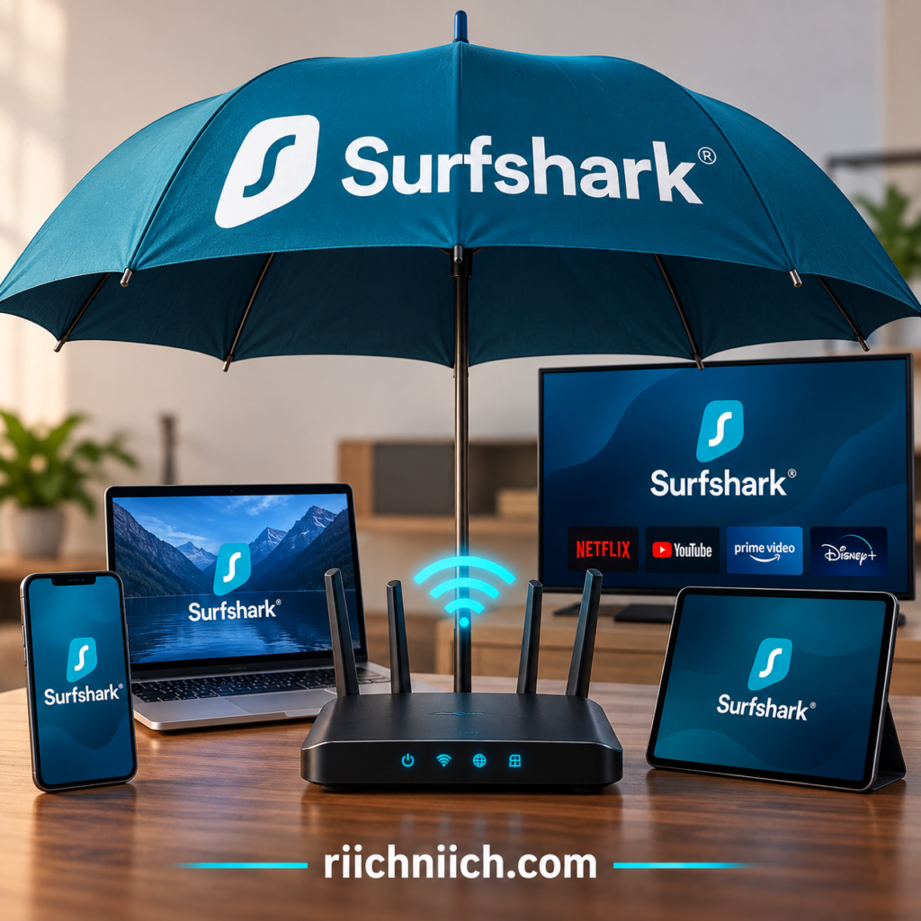 surfshark vs expressvpn: Surfshark Umbrella Protects Every Device