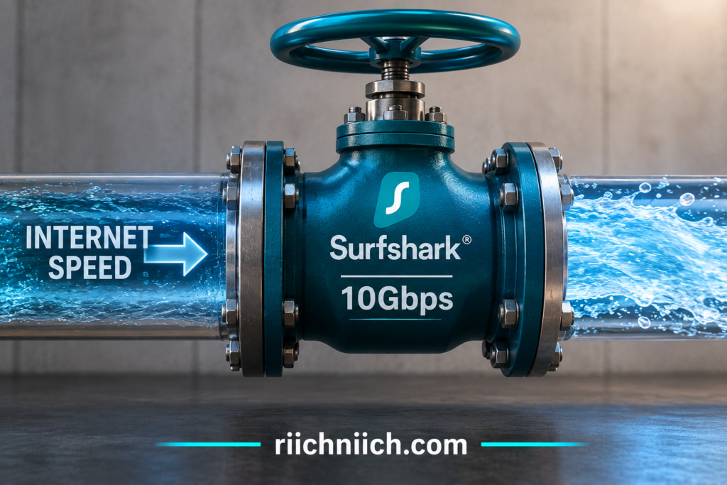 surfshark vs expressvpn: Internet Speed Valve: 10Gbps Flow