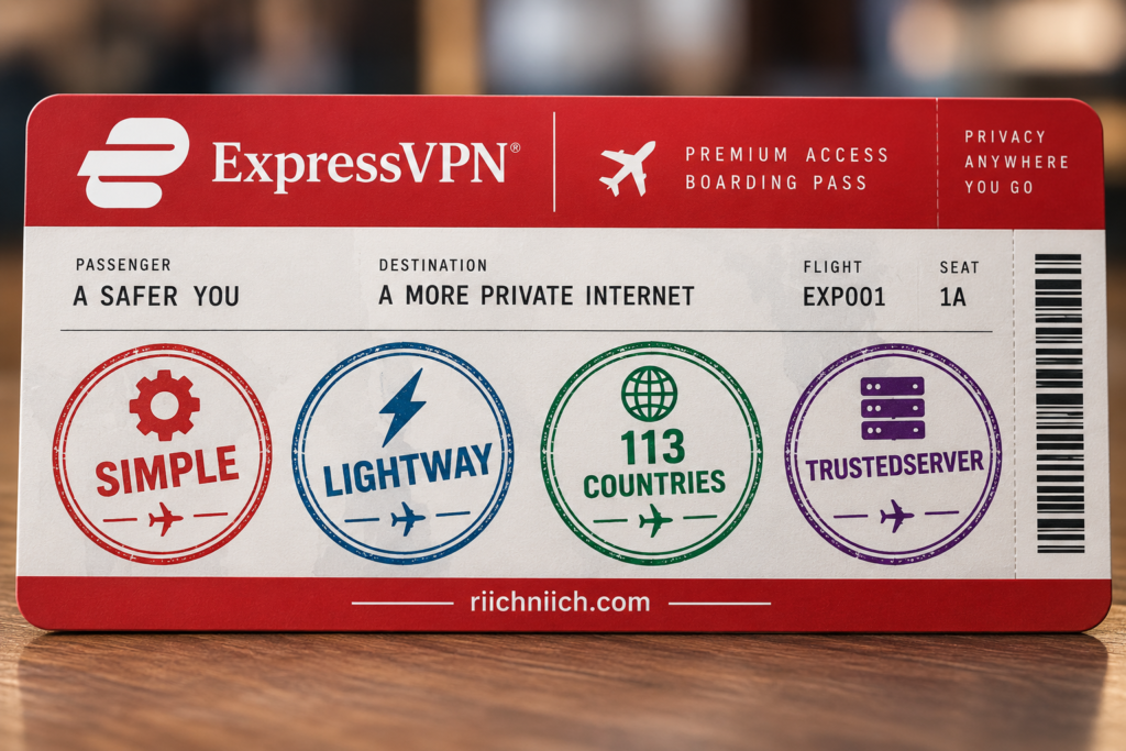 surfshark vs expressvpn: ExpressVPN Premium Privacy Boarding Pass