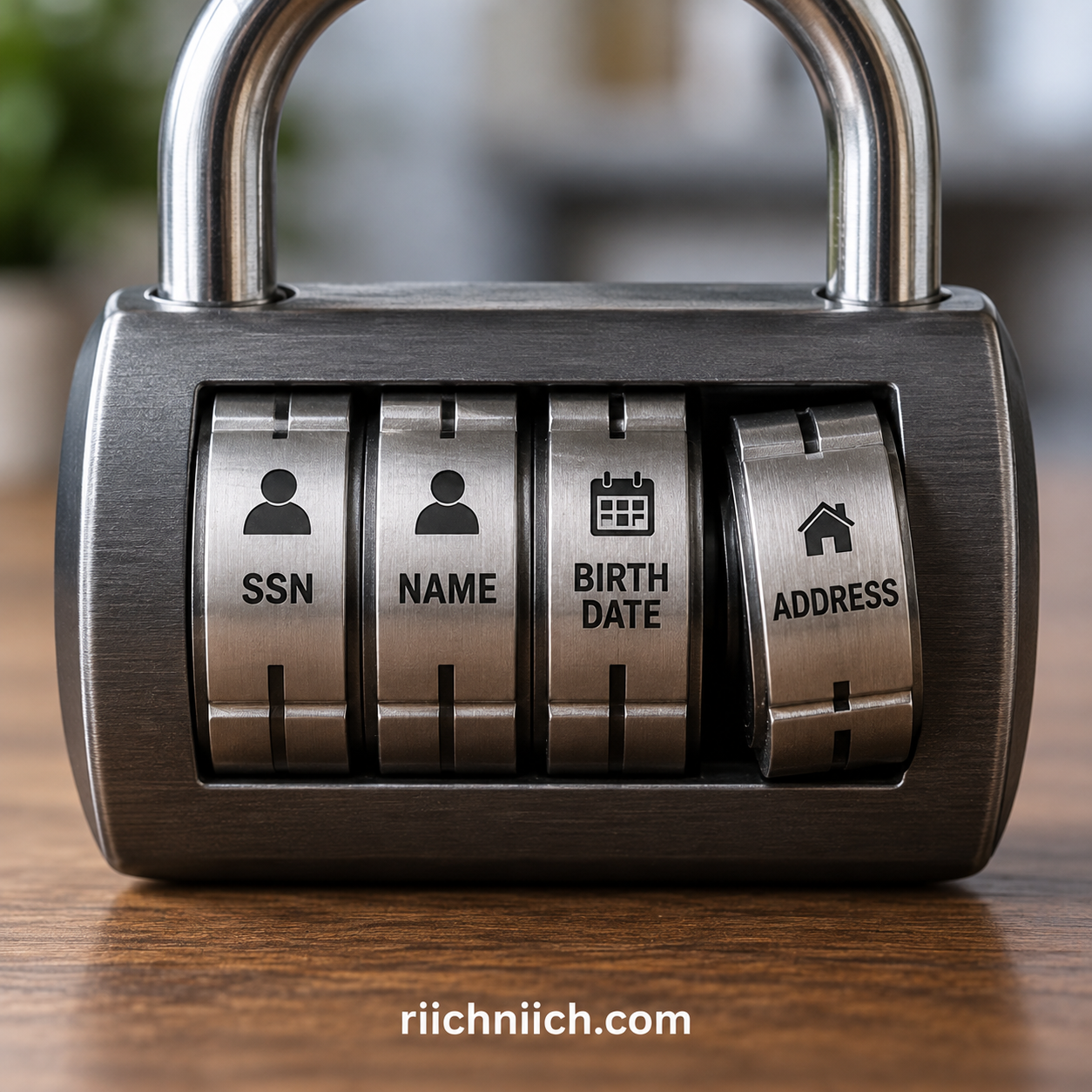 how to protect your Social Security number: Secure Data Combination Lock