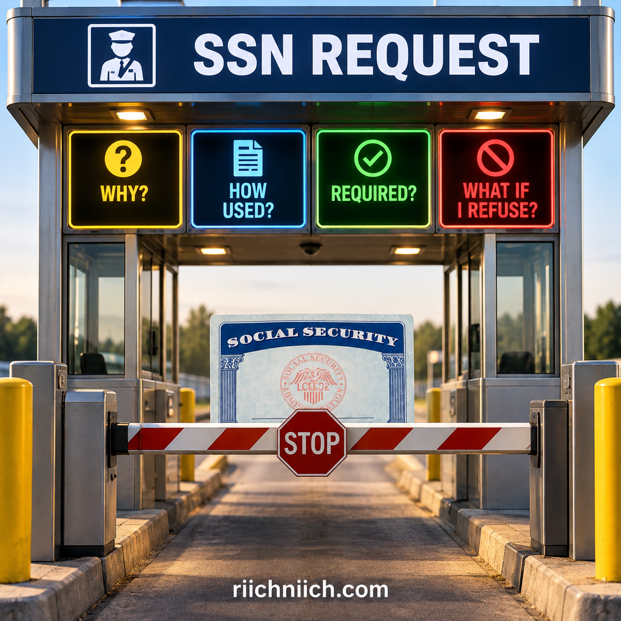 how to protect your Social Security number: SSN Request Checkpoint
