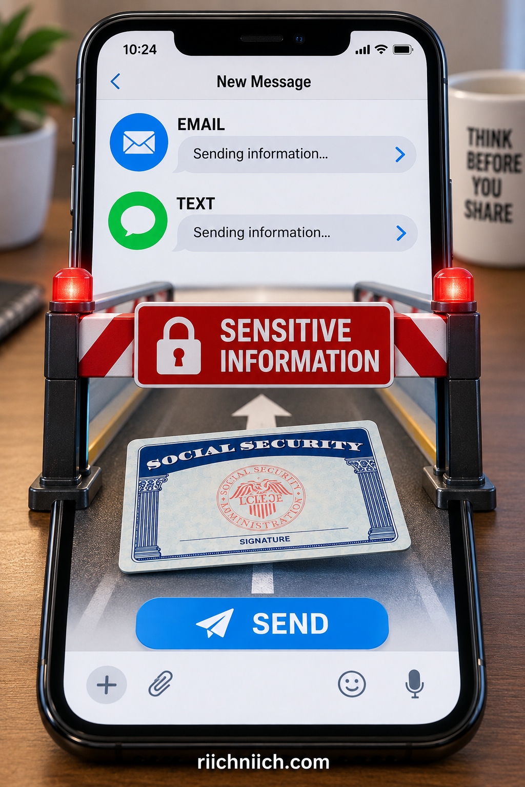how to protect your Social Security number: Sensitive Information Blocked