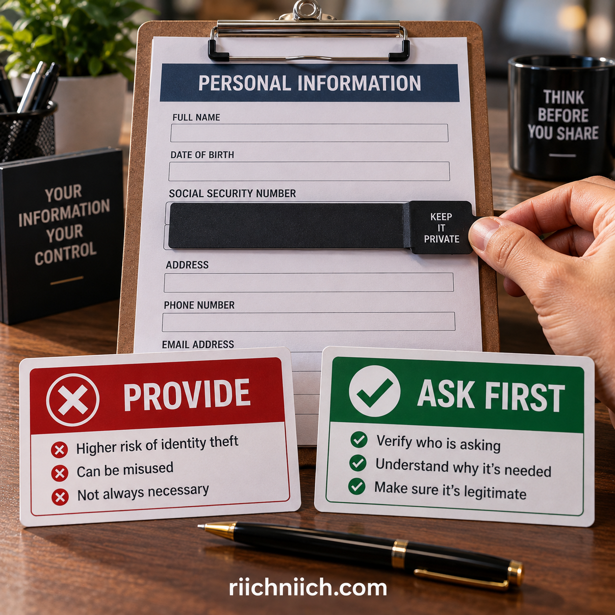 how to protect your Social Security number: Protect Your Personal Information