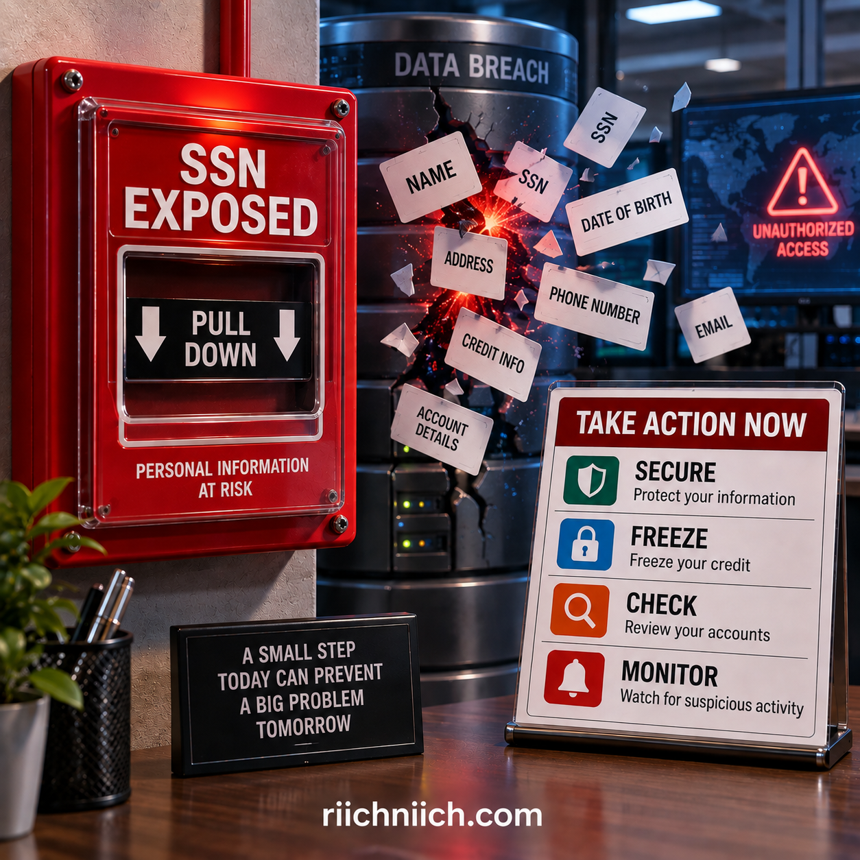 how to protect your Social Security number: Data Breach Emergency Alert