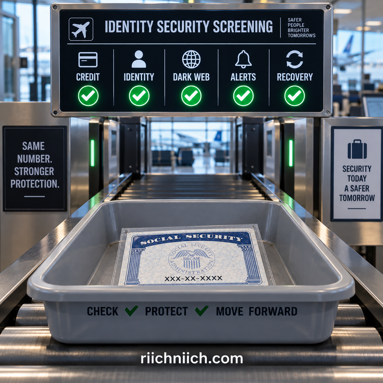 how to protect your Social Security number: Identity Security Screening Checkpoint