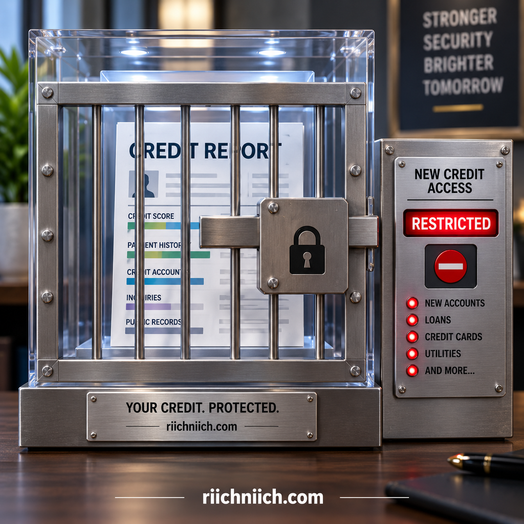 how to freeze your credit: Protected Credit Report Vault