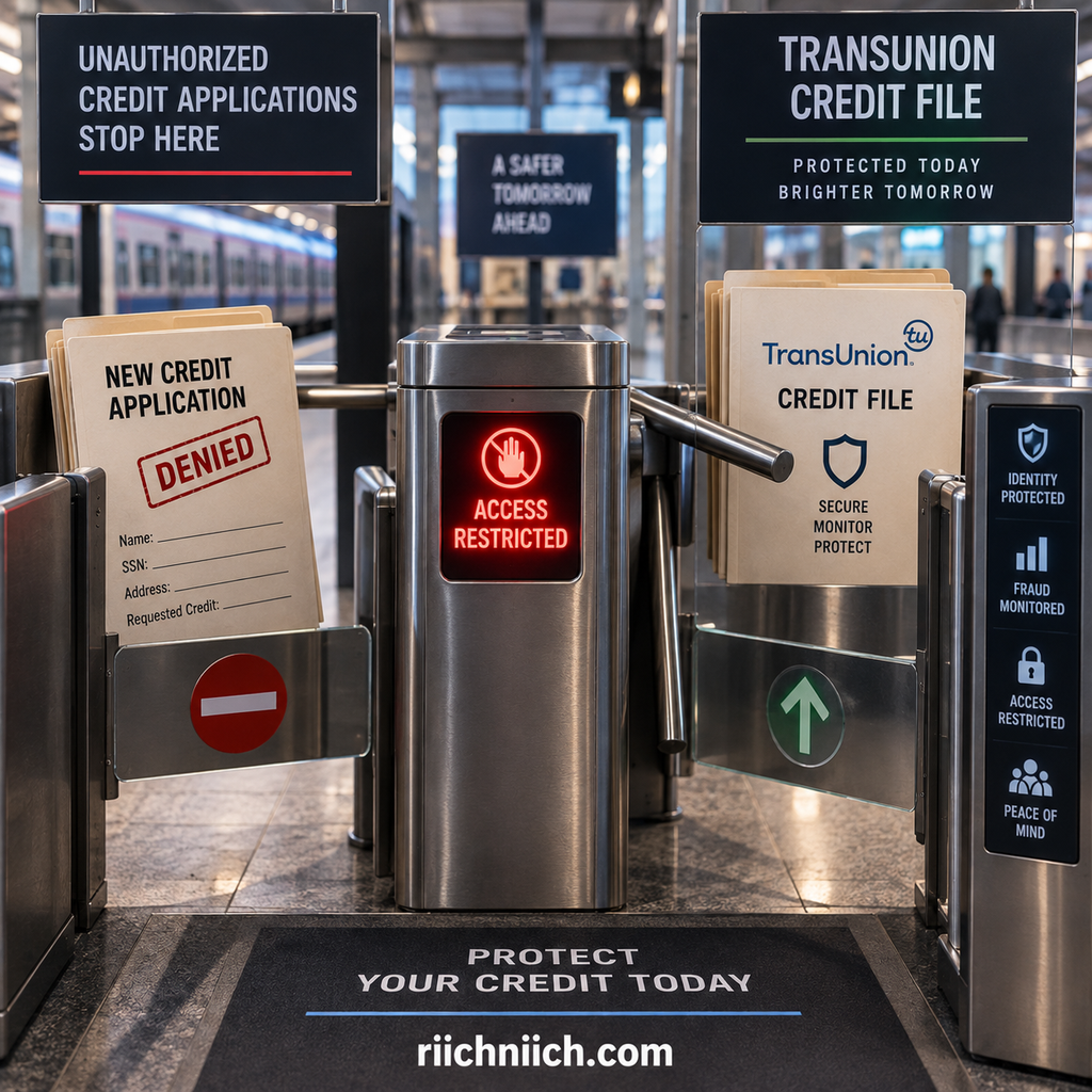 how to freeze your credit: Secure Credit Access Turnstile