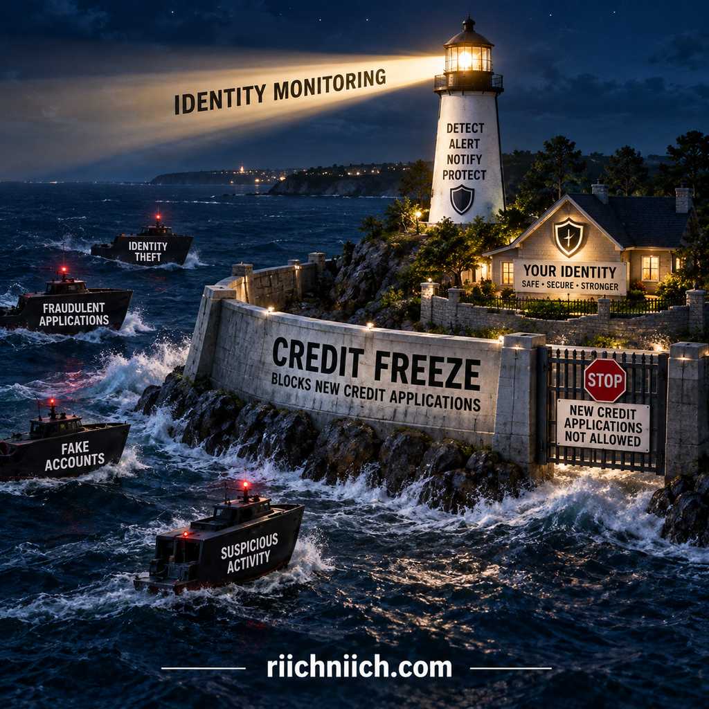 how to freeze your credit: Identity Fortress: Credit Freeze at Sea