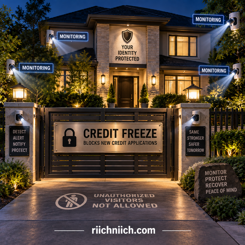 how to freeze your credit: Secure Modern Home Security Showcase