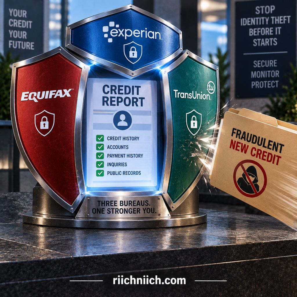 how to freeze your credit: Three-Bureau Shield Against Fraud