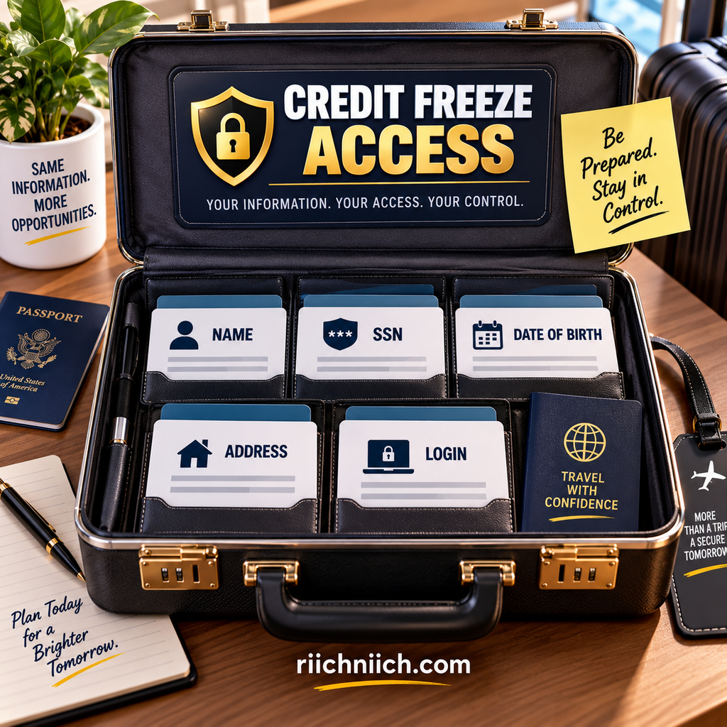 how to unfreeze your credit: Credit Freeze Travel Kit