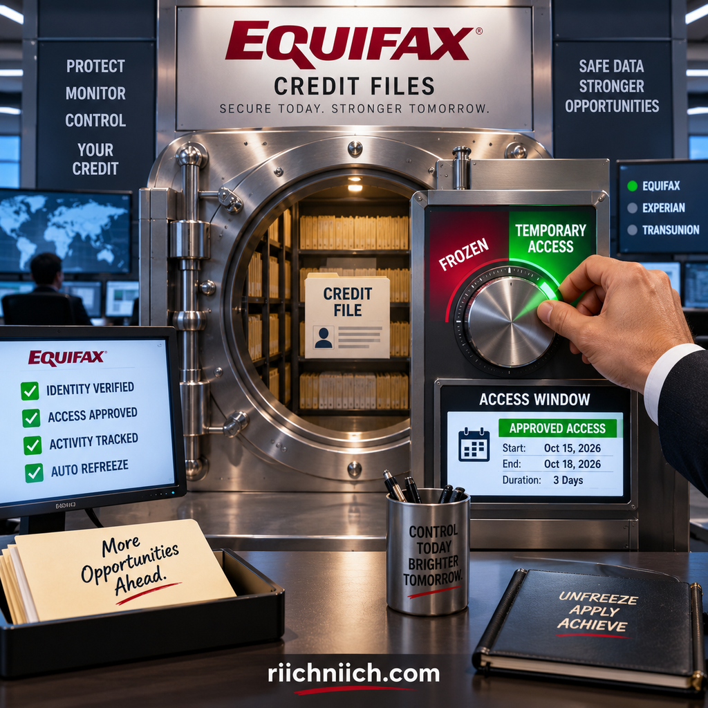 how to unfreeze your credit: Temporary Credit Access Vault