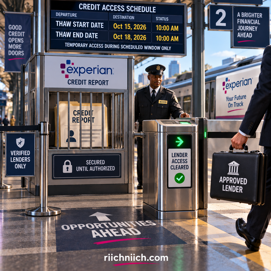 how to unfreeze your credit: Credit Access Station Checkpoint