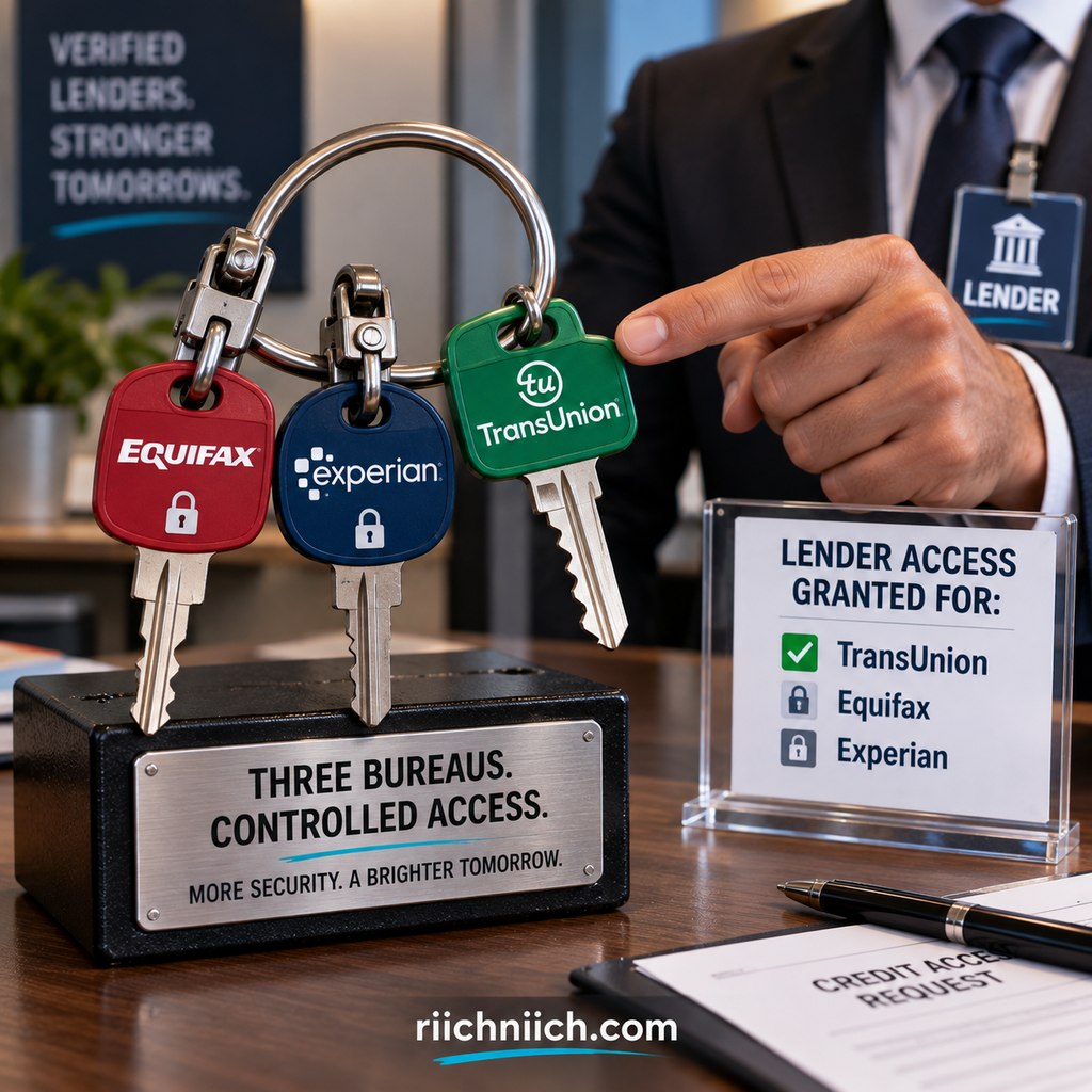 how to unfreeze your credit: Lender Access to Three Credit Bureaus
