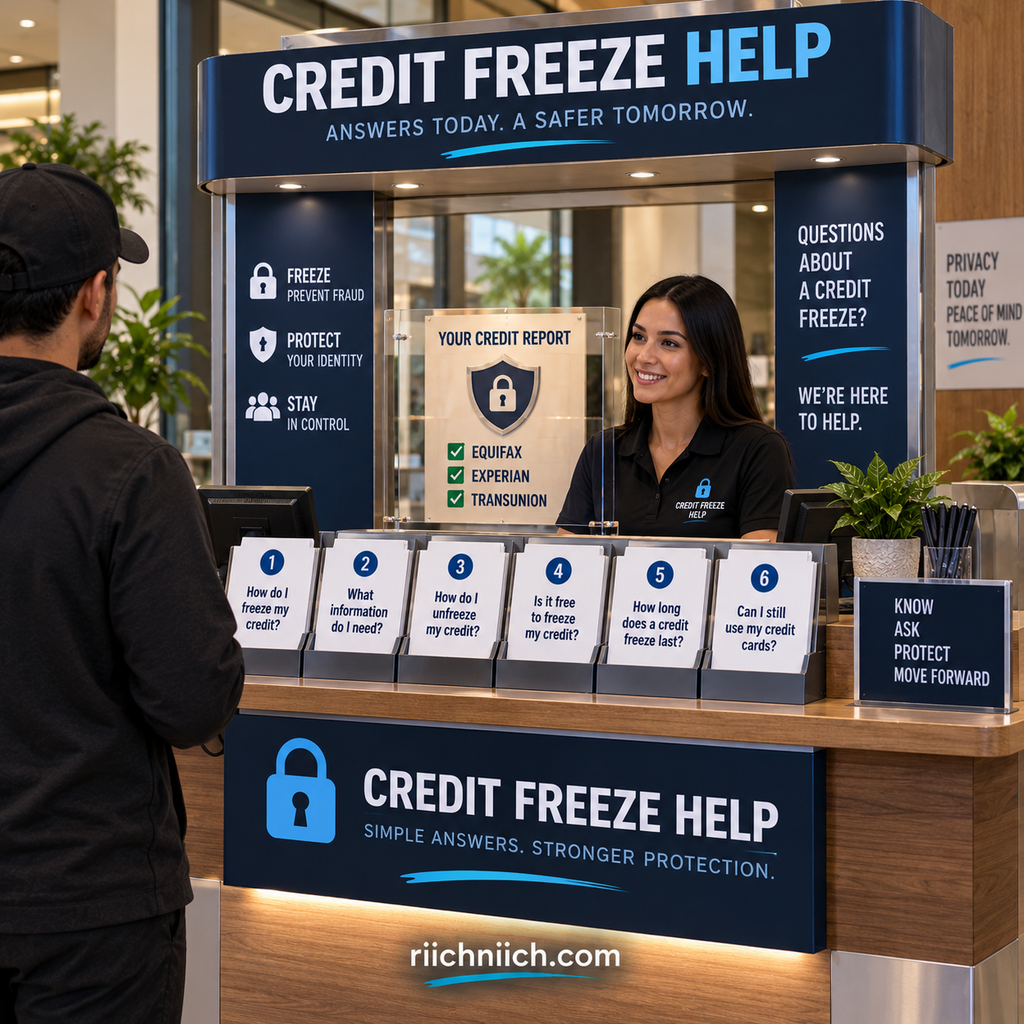 how to unfreeze your credit: Credit Freeze Help Kiosk