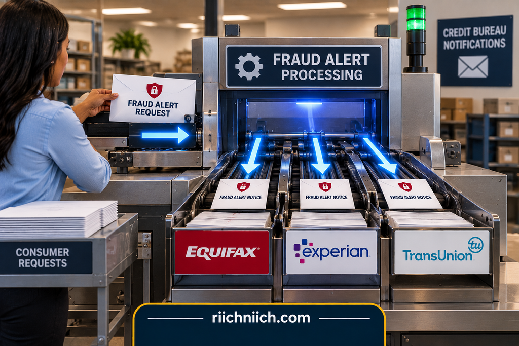 how to place a fraud alert: Fraud Alert Mailroom Sorting Machine