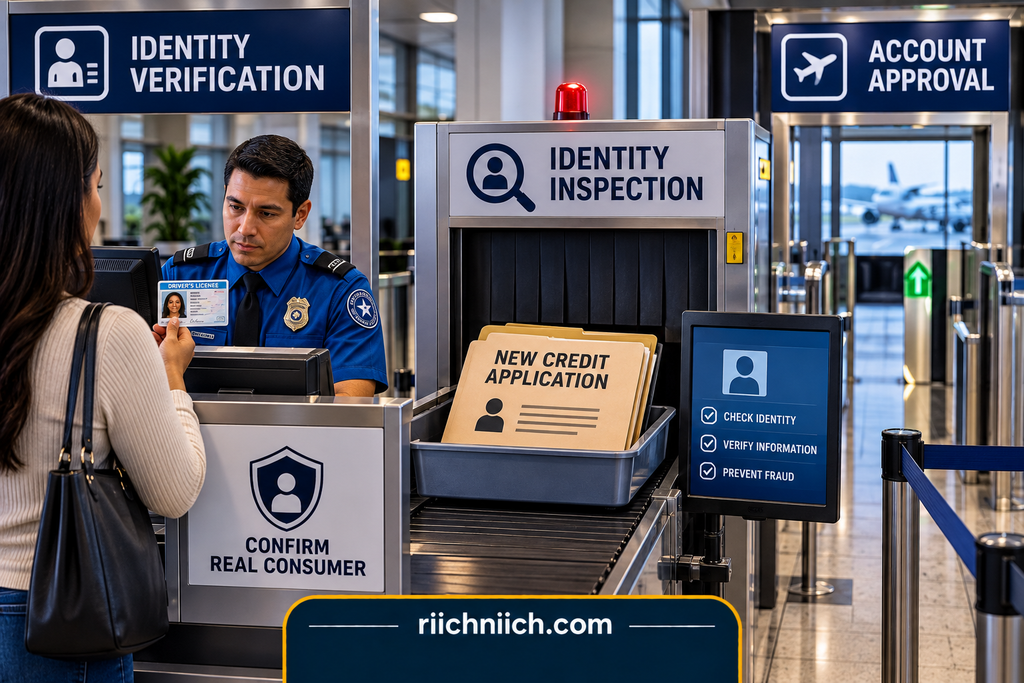 how to place a fraud alert: Airport Identity Verification Checkpoint