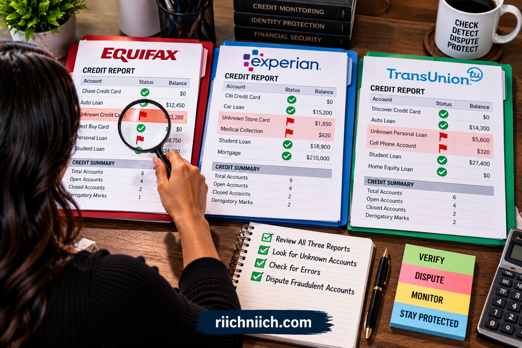 how to recover from identity theft: Review All Three Credit Reports — Find and Flag Fraud