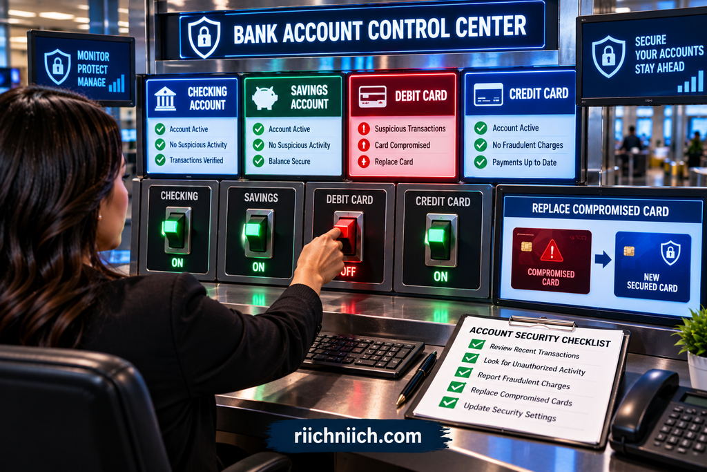 how to recover from identity theft: Secure Your Bank Accounts — Replace Compromised Cards