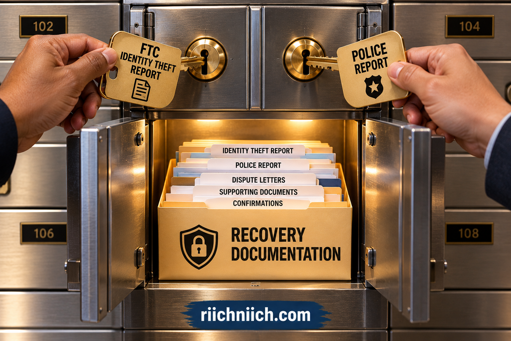 how to recover from identity theft: Identity Theft Recovery Documentation — FTC and Police Reports