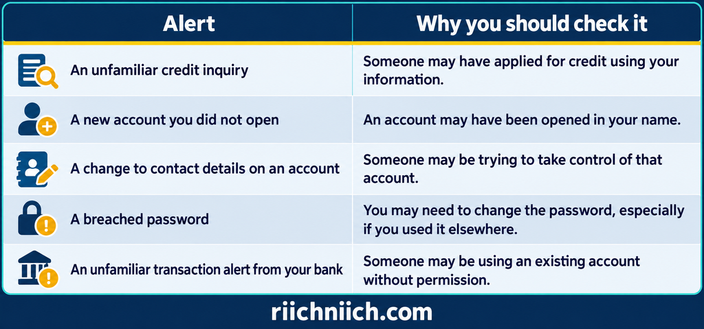 credit monitoring vs identity theft protection: 5 Identity Protection Alerts You Should Check Right Away