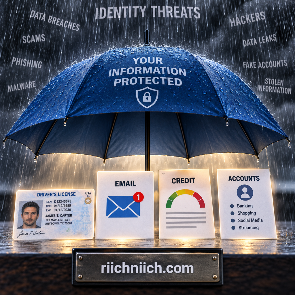 how to protect your driver's license from identity theft: Umbrella Shielding Your Information