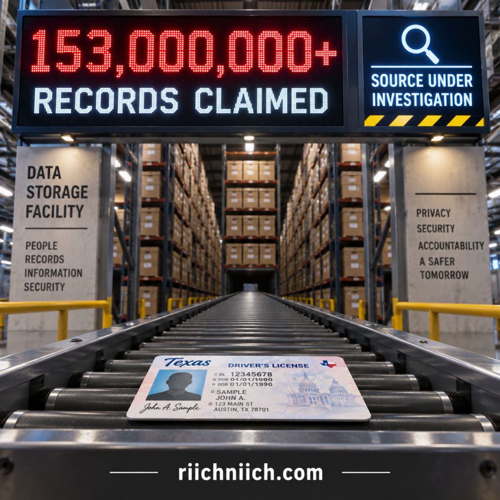 153 million driver's license data breach: Data Records Investigation Warehouse