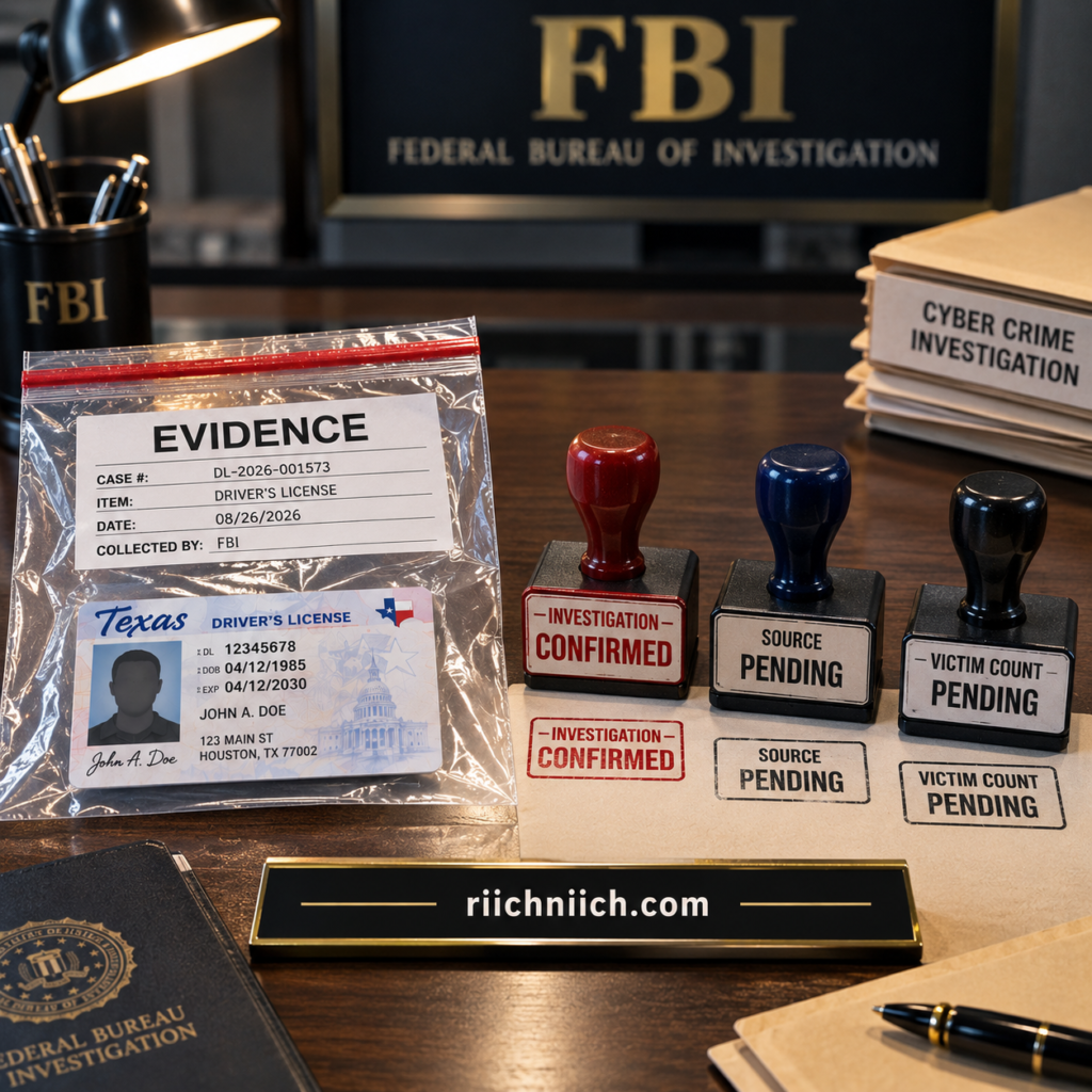 153 million driver's license data breach: FBI Forensics Evidence Desk