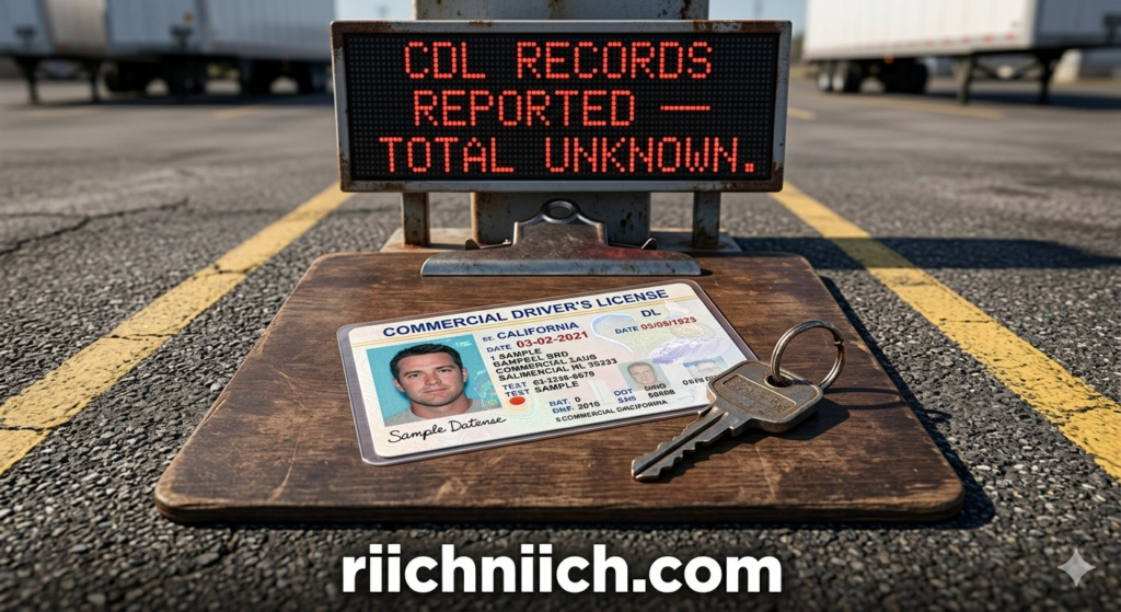 153 million driver's license data breach: CDL Records Reported