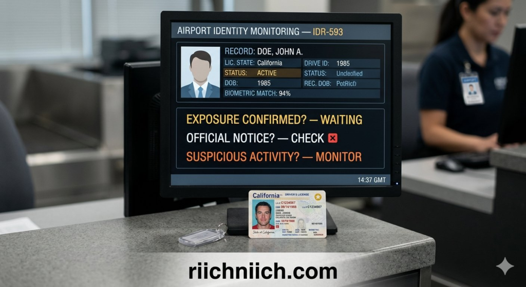 153 million driver's license data breach: Airport Identity Monitoring